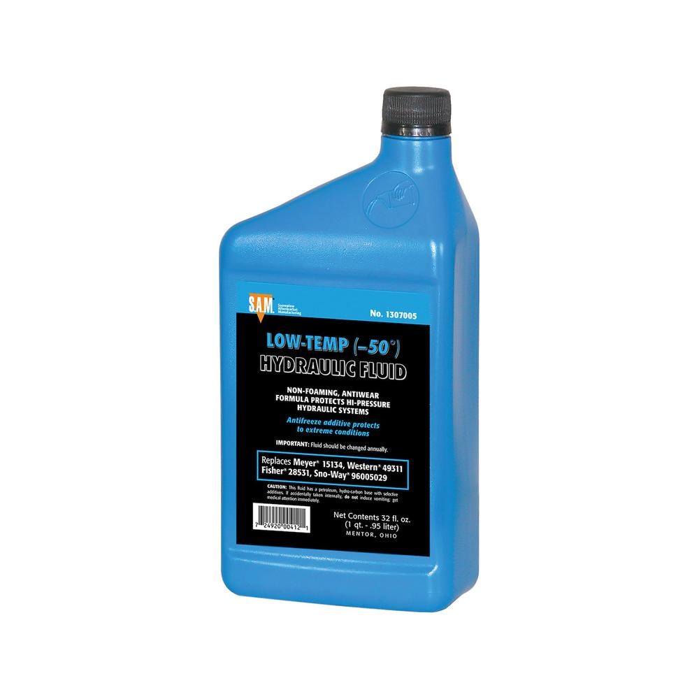 1307005 -LOW-TEMPERATURE BLUE HYDRAULIC FLUID (1 QUART BOTTLE)