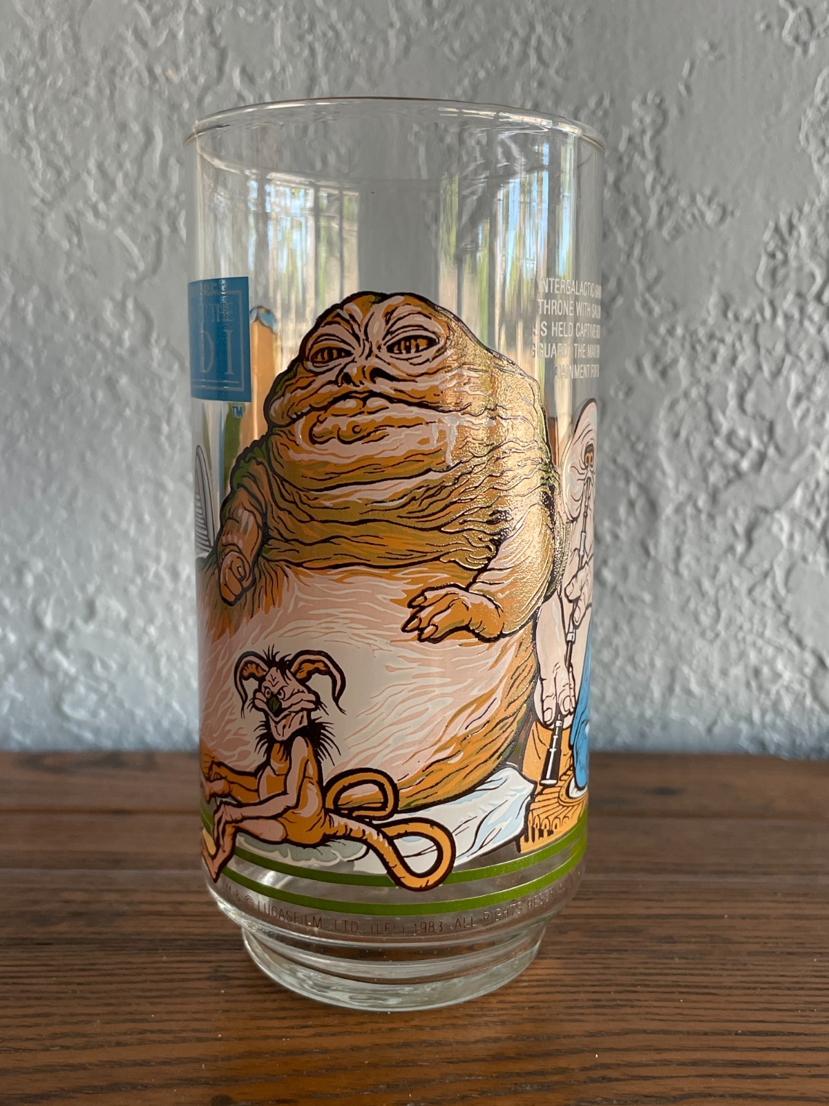 1983 Star Wars Return of the Jedi Burger King Drinking Glasses - Set of 4