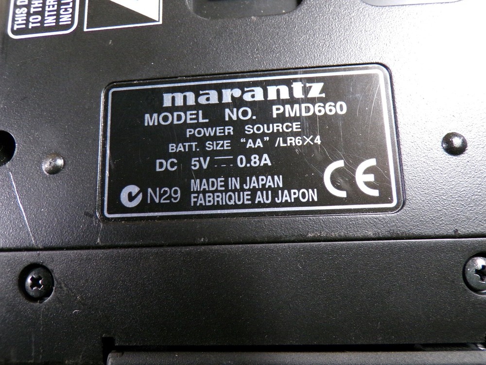 MARANTZ PROFESSIONAL SOLID STATE RECORDER PMD660