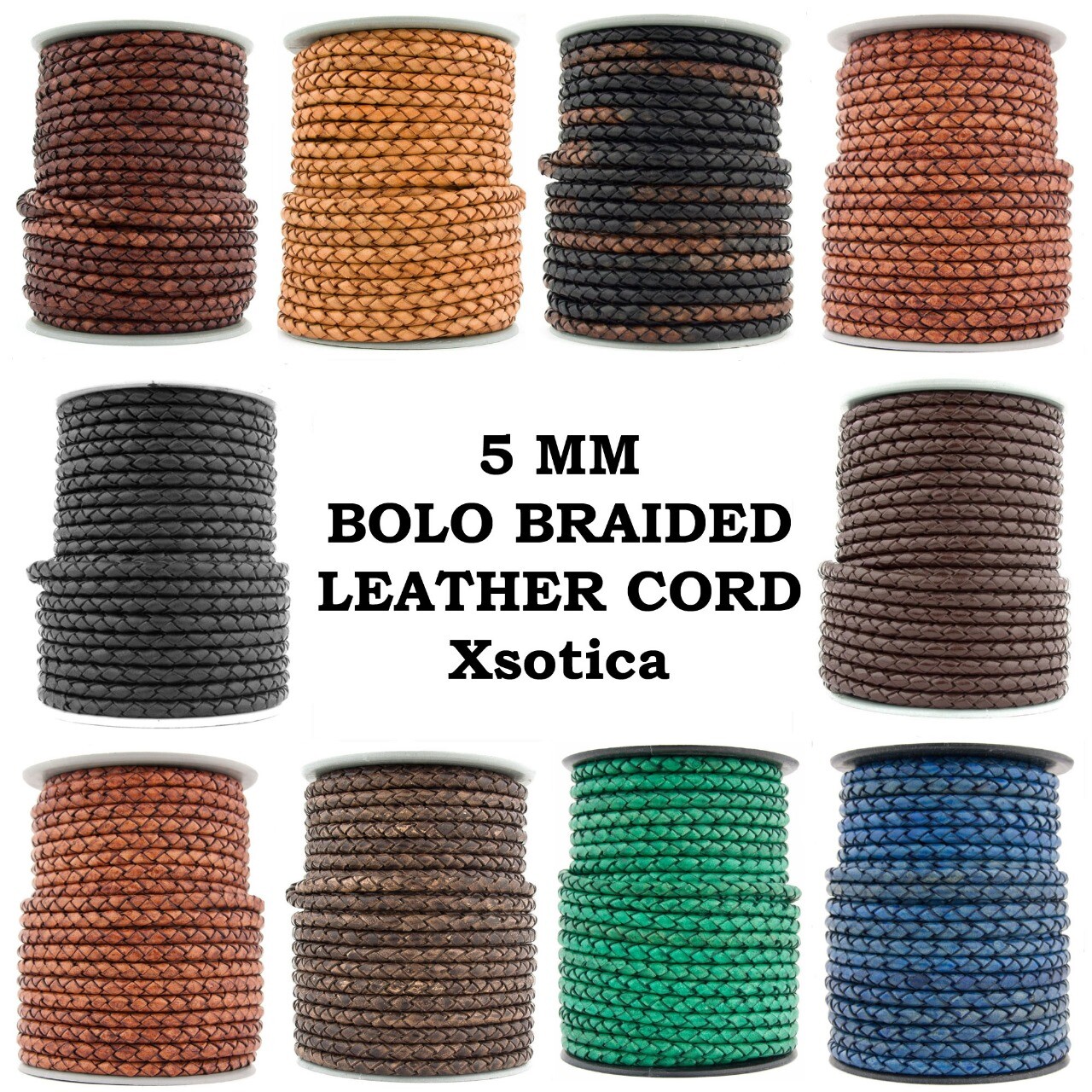 Xsotica 5 mm Bolo Round Leather Cord