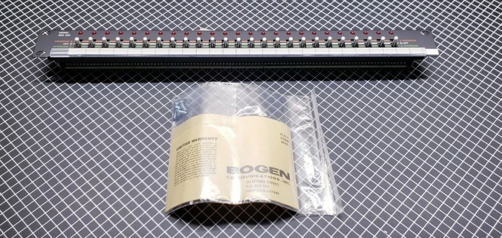 BOGEN Model SBA225 - 25-Key Station Panel Selector