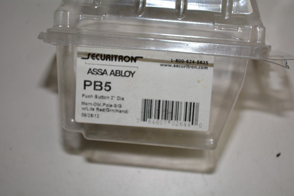 Securitron PB5E Push Button 2 Inch Round #W1303