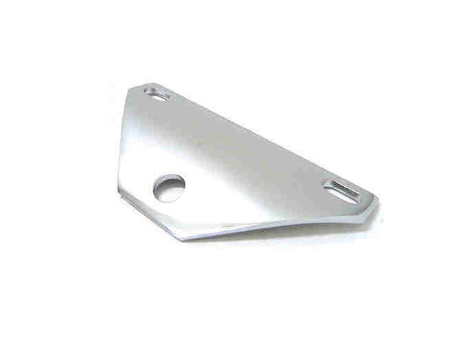 Universal Headlight Bracket/Clamp for Bottom Mount Motorcycle Head Light Chrome