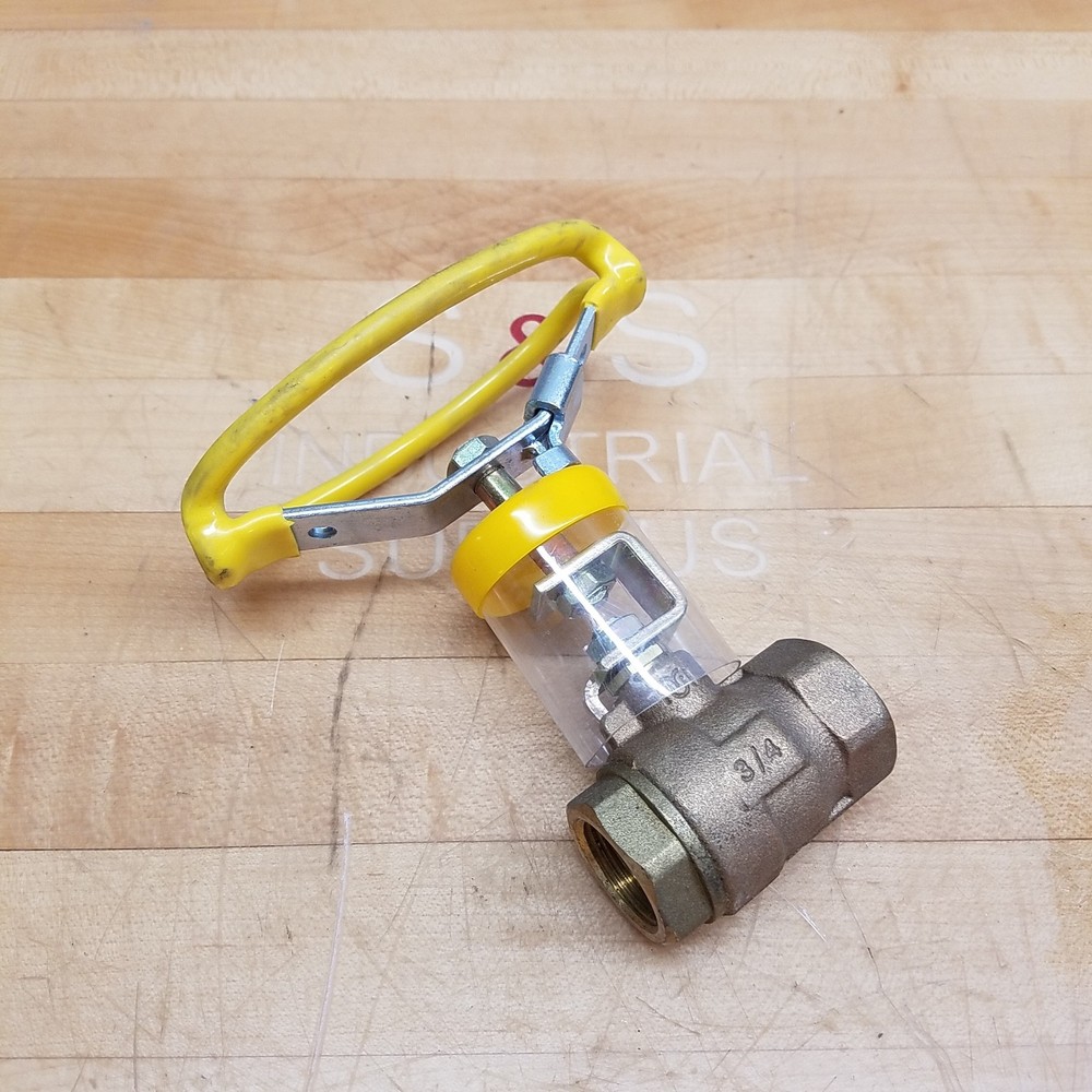 Milwaukee BA100SLOA 3/4" Threaded Ball Valve, BRZ Body, 600 WOG - USED