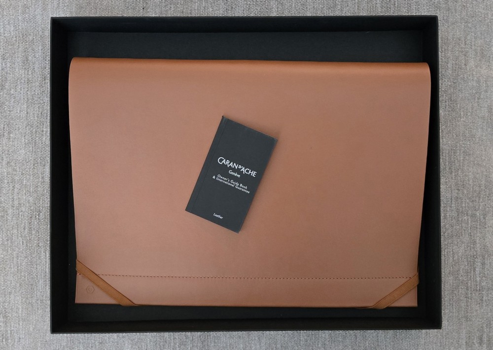 Caran D'Ache Leather Document Holder A4 Camel