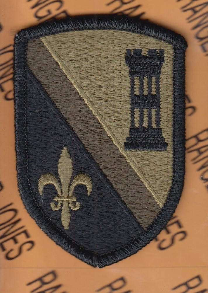 US Army 225th Engineer Brigade ~3.25" OCP w/ HOOK uniform shoulder patch m/e