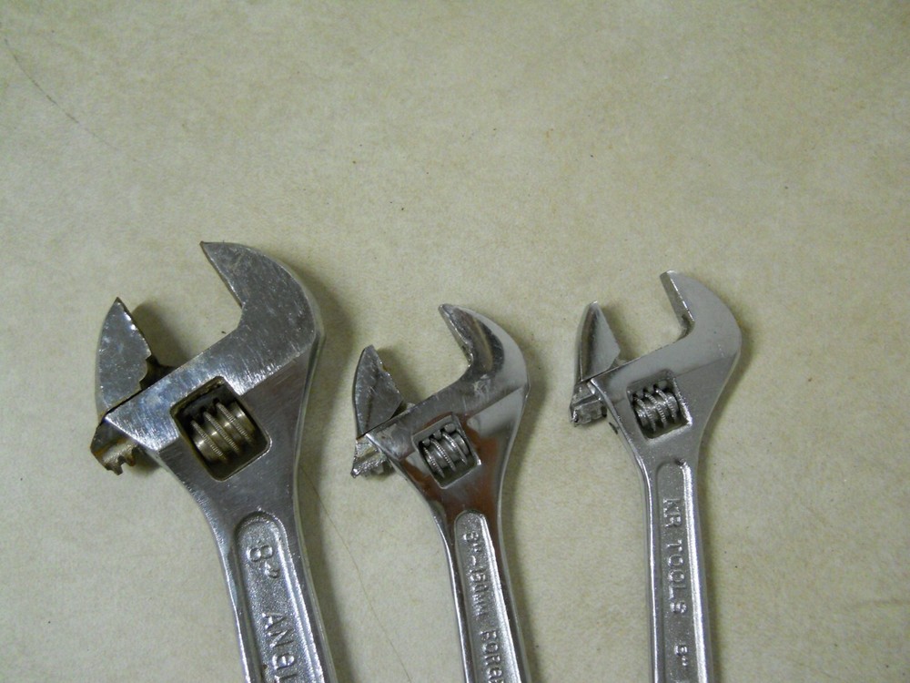 x 3 Adjustable Angle Wrench 8" & 6" Replacement Extras