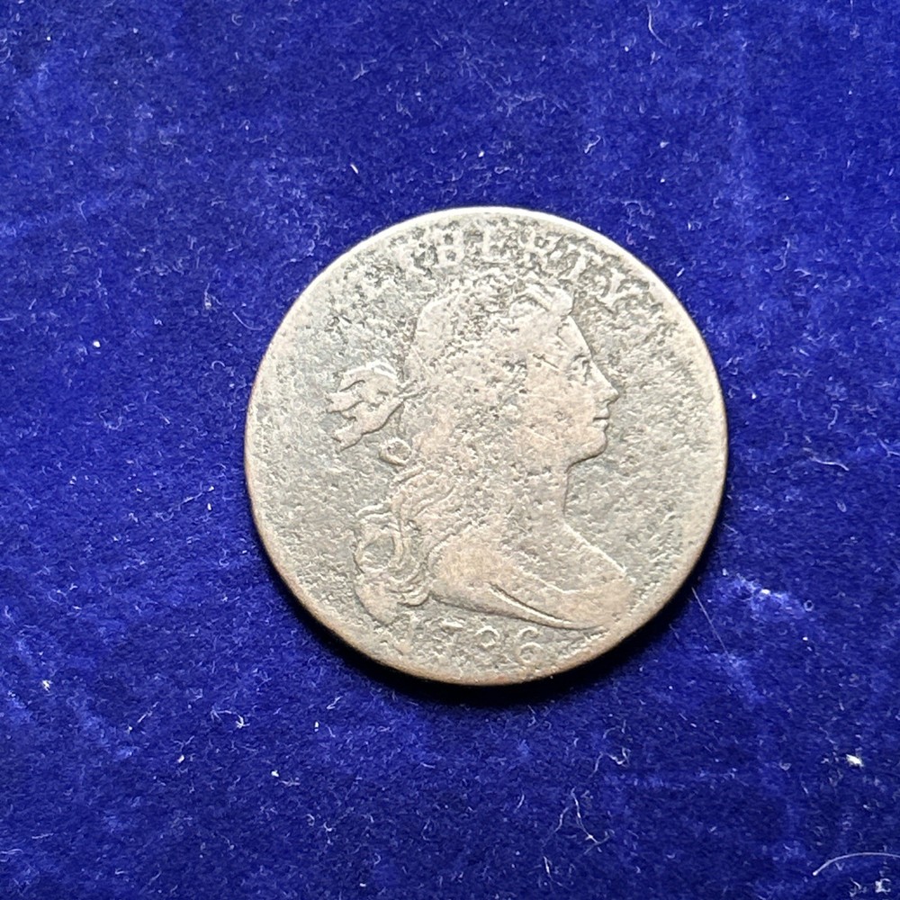 VERY SCARCE 1796! DRAPED BUST LARGE CENT - FINE QA2049