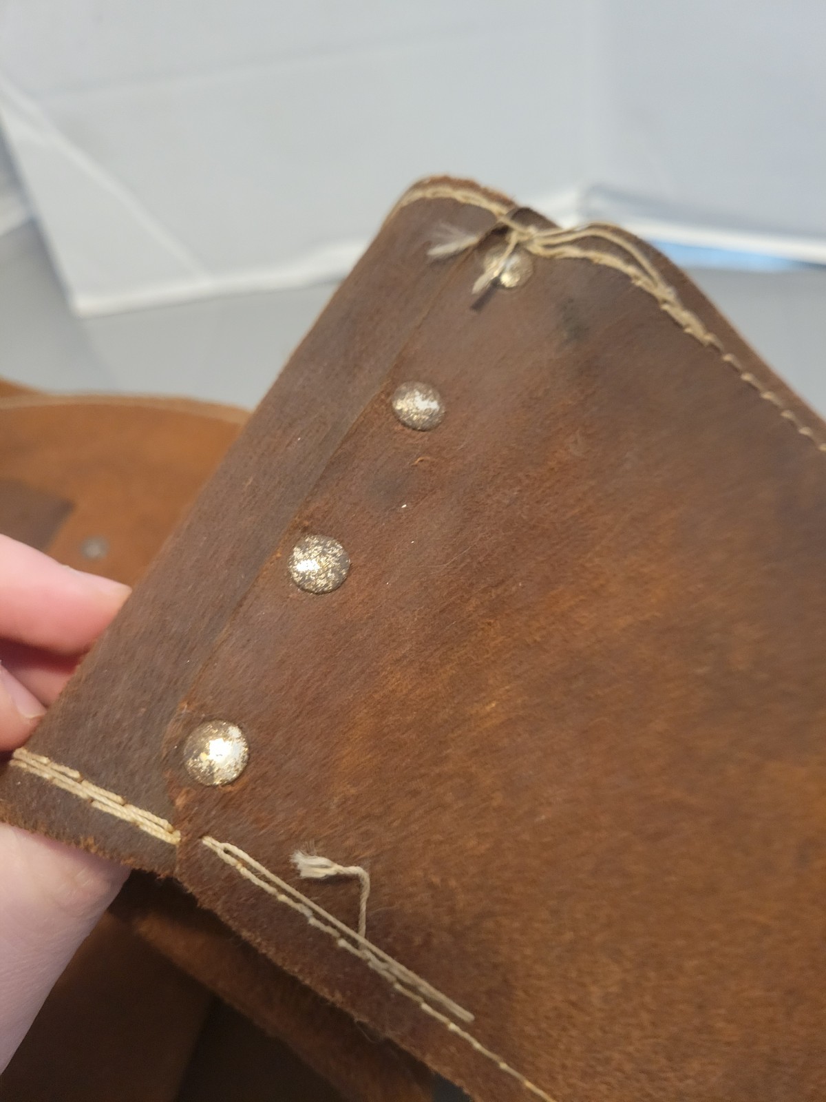 Antique Saddlebags Suede Satchel Style Read