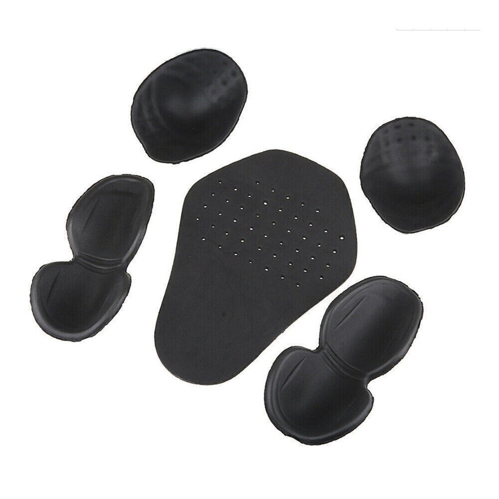 5Pcs Motorcycle Jacket Lining Protector Pads for Shoulder Elbow Back Armor Guard
