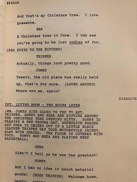 1988 Universal Studios "Flipside" Pilot Episode Script Don Johnson Producer