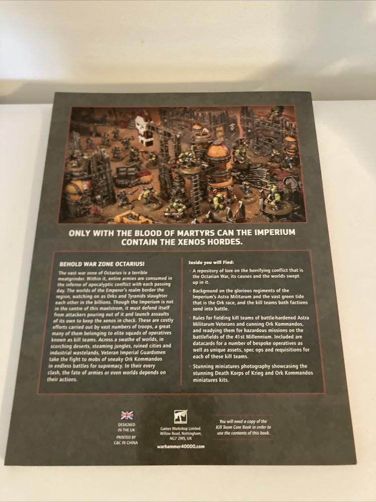 Kill Team : Core Rulebook - Full Book & Rules Octarius - Warhammer 40K