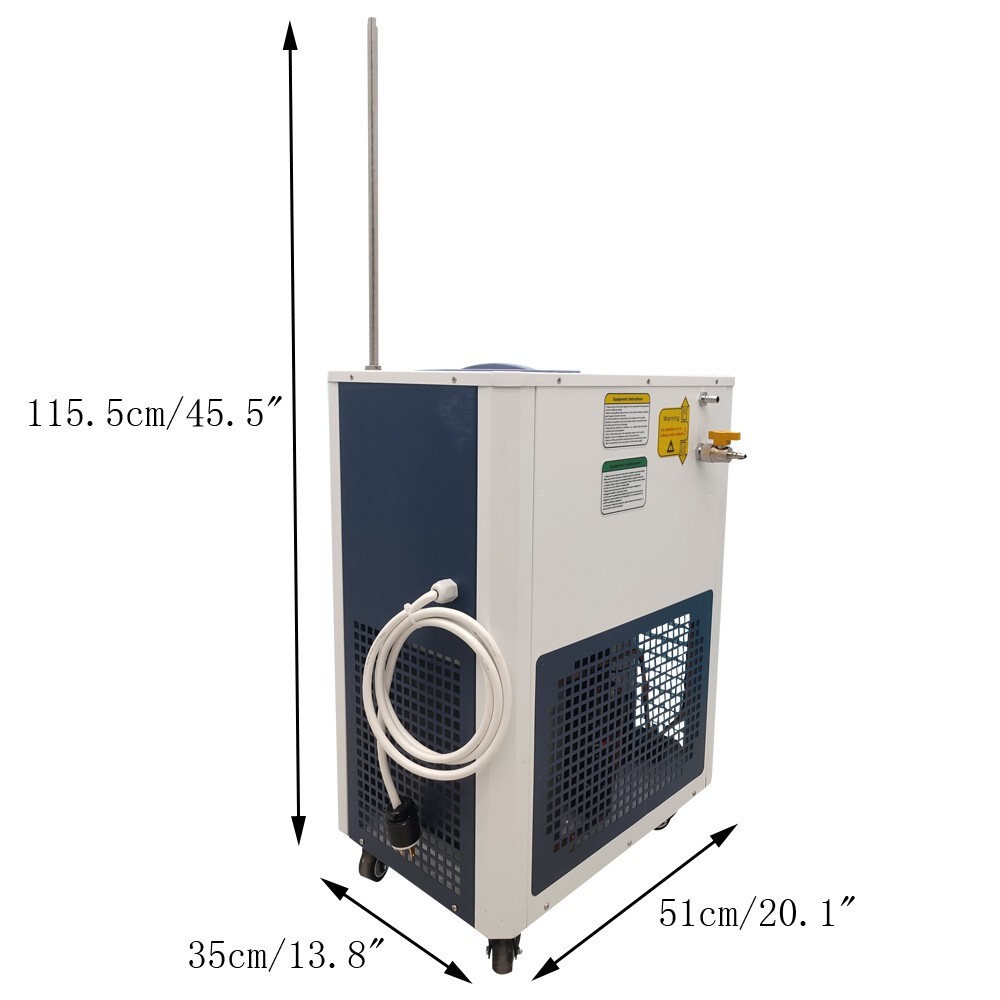 5L Lab Chiller Circulator 110V -40℃ Low Temp Water Bath Recirculating Machine