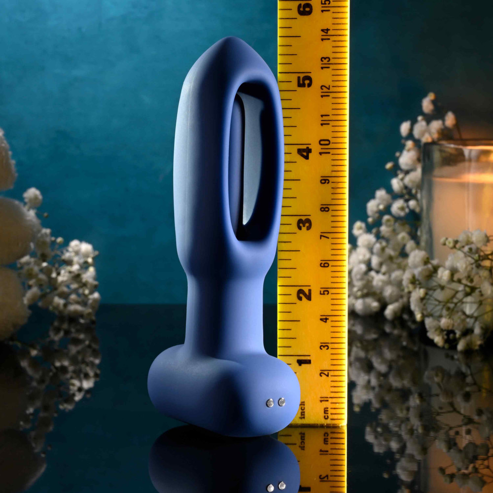Remote Control Waterproof Vibrating Flapping Butt Plug Multi-speed Anal Vibrator