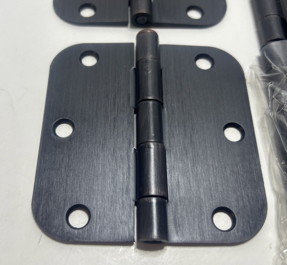 Amazon Basic DOOR HINGES 3.5x3.5 Antique Rubbed Bronze ( 18 Hinges)