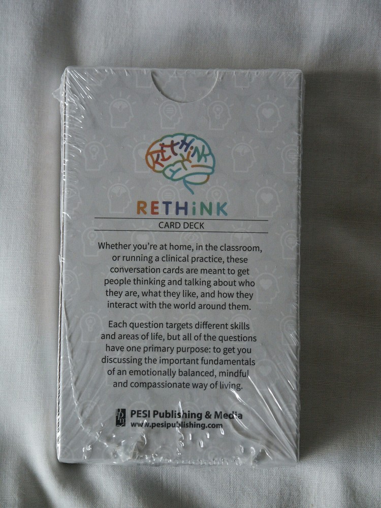 Rethink Card Deck Mindful Conversation Starters 56 Questions Icebreakers New