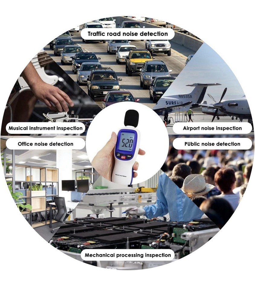 Sound Level Meter Wireless | 30~130dBA | Bluetooth & App Data | NEW In BOX