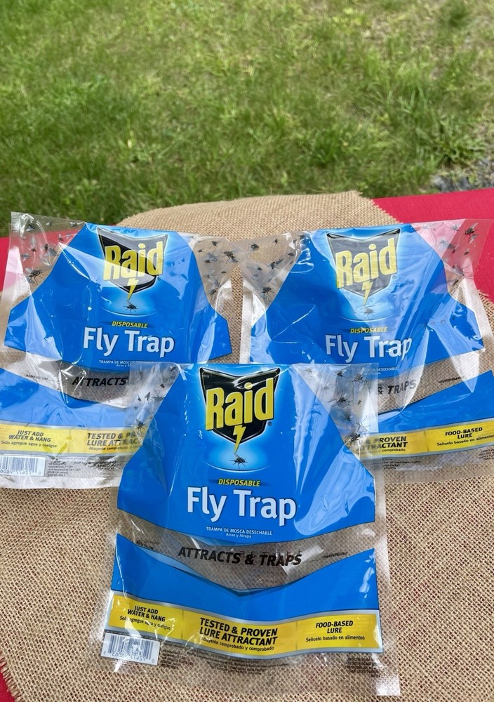 Raid Disposable Fly Trap (3-Pack)