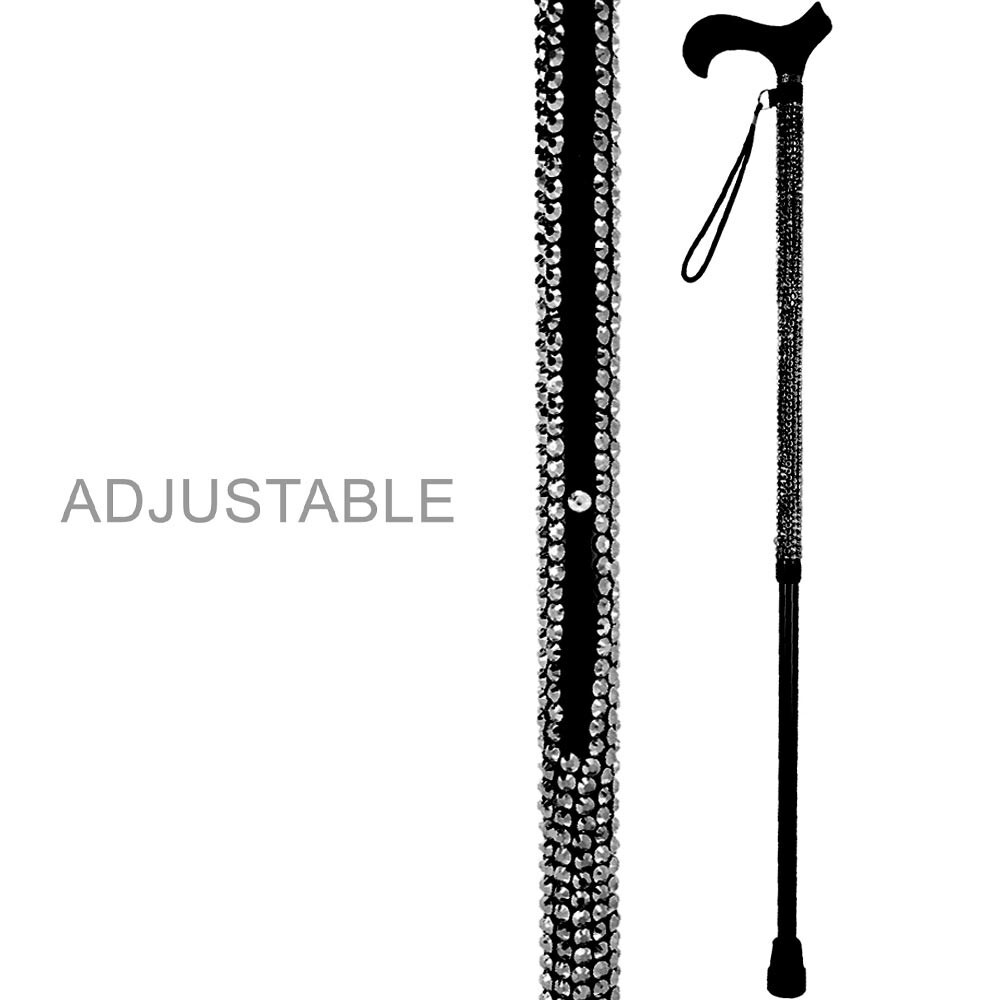 CANE rhinestone walking cane BLING ADJUSTABLE WALKING CANE