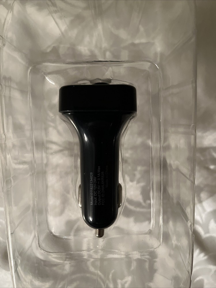 In-Car Bluetooth FM Transmitter Adapter - Wireless Music Player & Handsfree Call