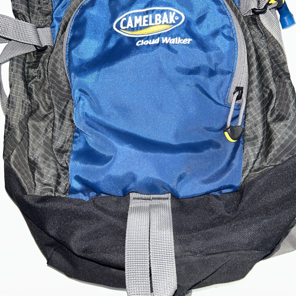 CAMELBAK Cloud Walker Hydration Backpack 70oz Black & Blue Hiking Pack