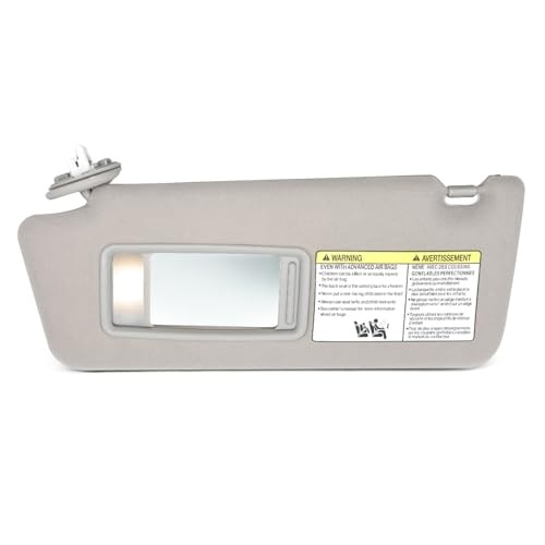 Light Gray Sun Visor Left Driver Side Compatible with Tacoma Light Gray (Left)