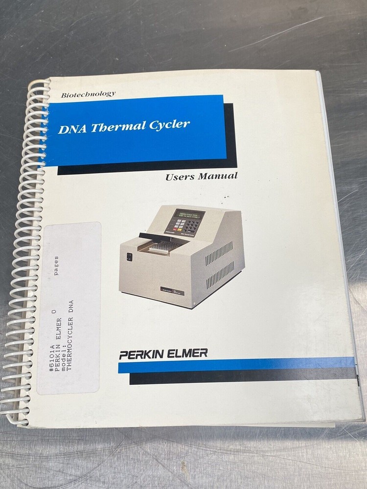 Perkin Elmer DNA Thermal Cycler - Instructions Manual / Guide / Book
