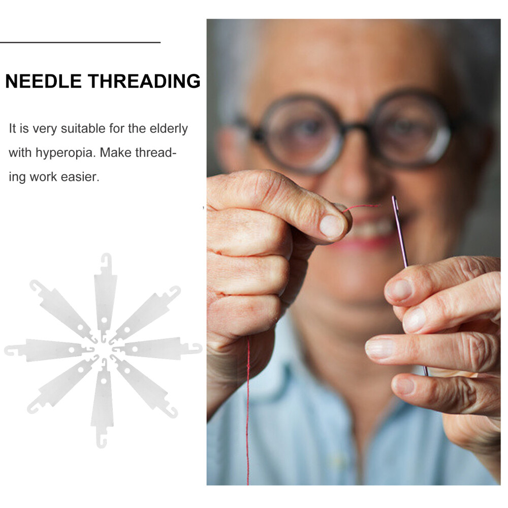 100pcs Threaders Threading Device Diy Threader Punch Threader Sewing Threader