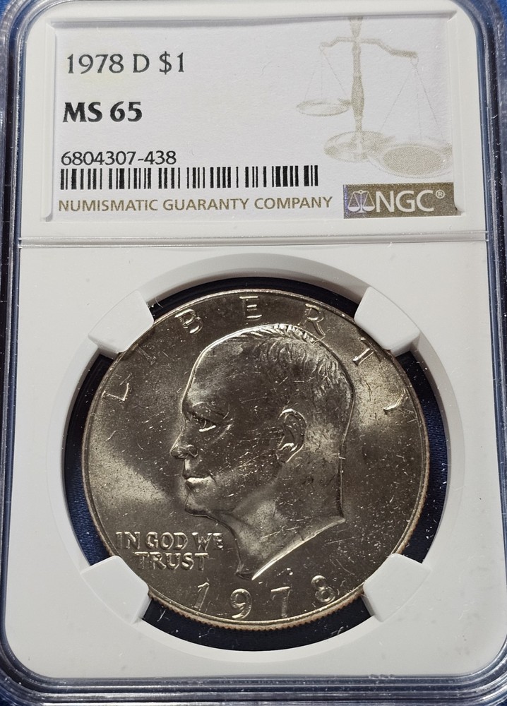 1978 D Eisenhower Dollar NGC MS 65