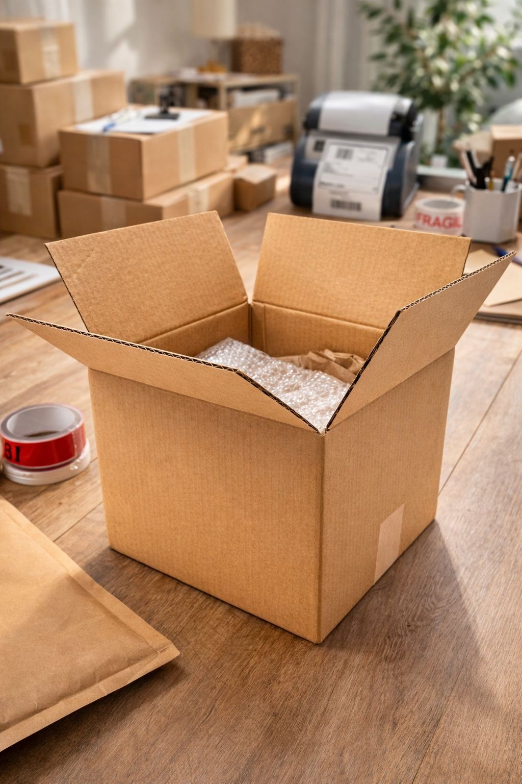 100 6x6x6 Shipping Packing Mailing Moving Boxes Corrugated Carton