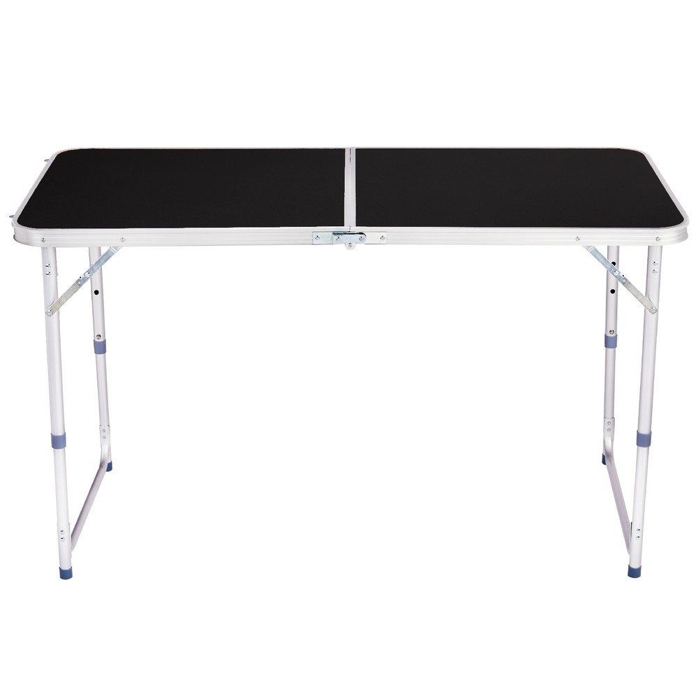 Hot Sale 4Ft Portable Multipurpose Folding Table Black High Quality Convenient