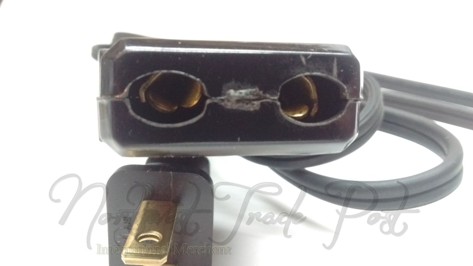 New 6' Vintage Appliance Replacement Power Cord 11/16" Center To Center Contacts