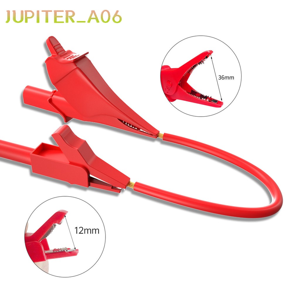 25PCS Silicone Multimeter Test Leads Kit with Replaceable Wire Piercing Probes