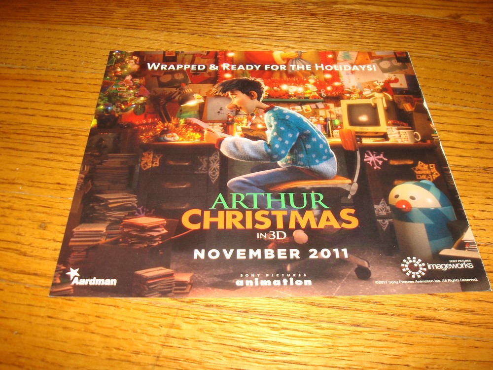 ARTHUR CHRISTMAS Oscar ad for Best Visual Effects and Best Animated Feature