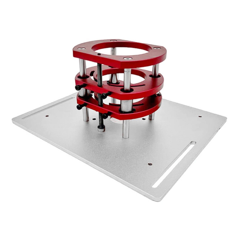 Router System Full Installation Set Aluminum Woodworking Insert Base Plate fo...