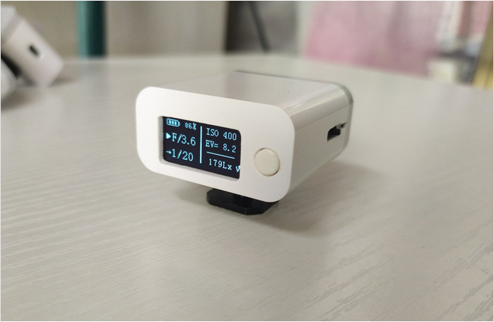 ZB-M08 Camera Light Meter Set-top Reflection Incident Light Metering Luminometer