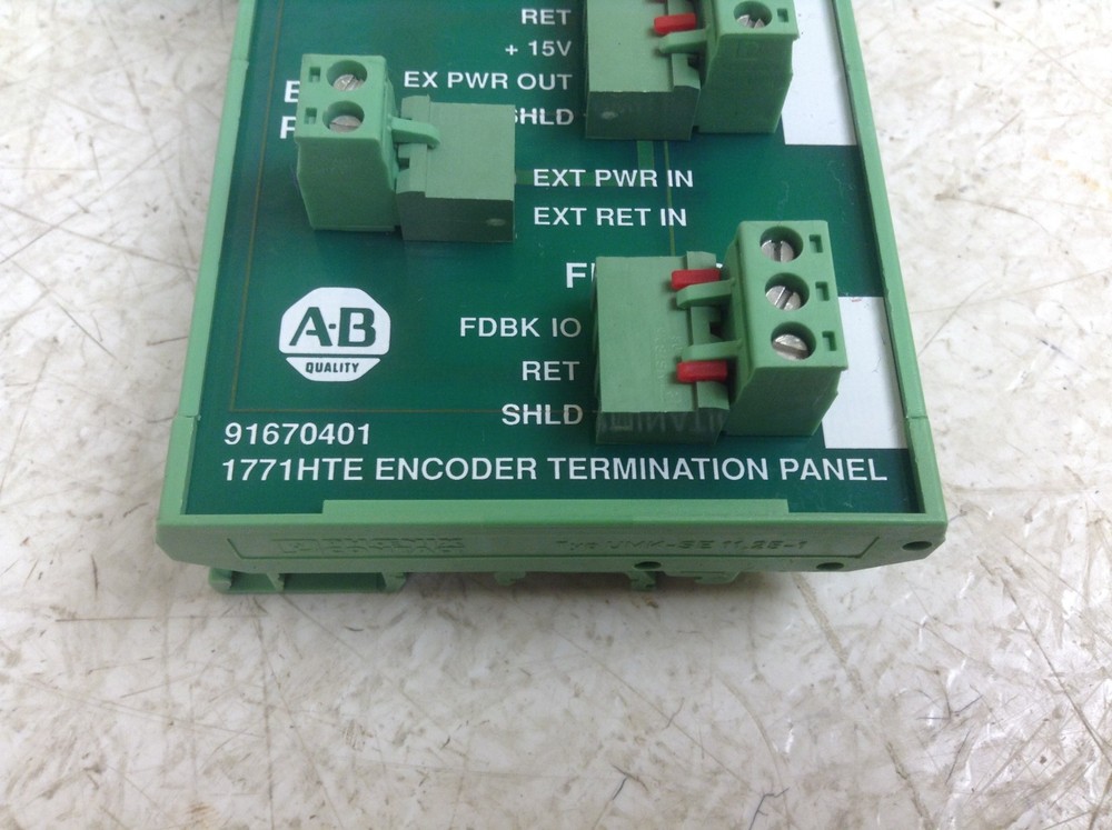Allen Bradley 91670401 1771HTE Encoder Termination Panel