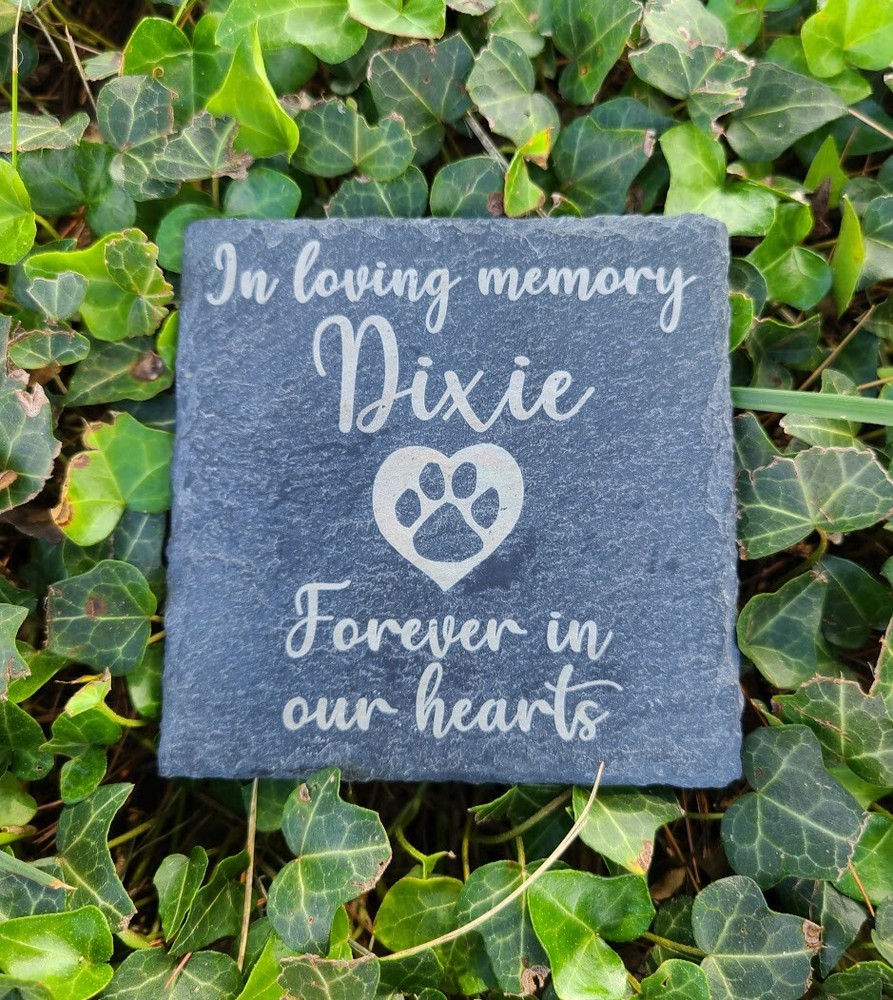 Slate Stone Personalized Pet Memorial
