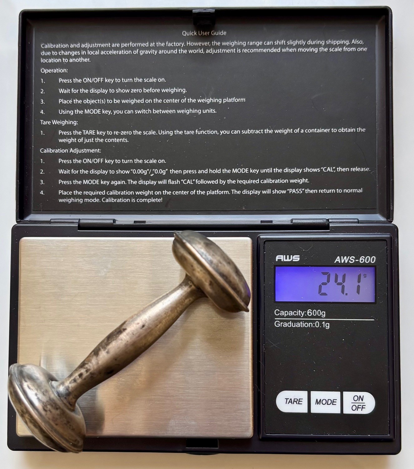 Antique Signed Lunt #1180 Sterling Silver Baby Rattle, 24.1 grams