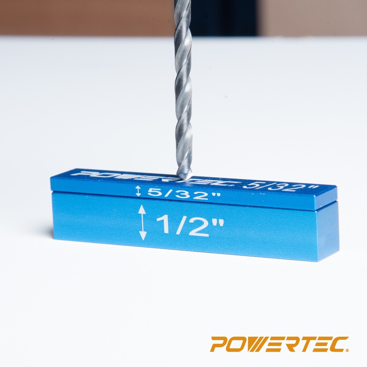 POWERTEC 71843 Setup Blocks Height Gauge 15pc Set - Premium Woodworking Tools