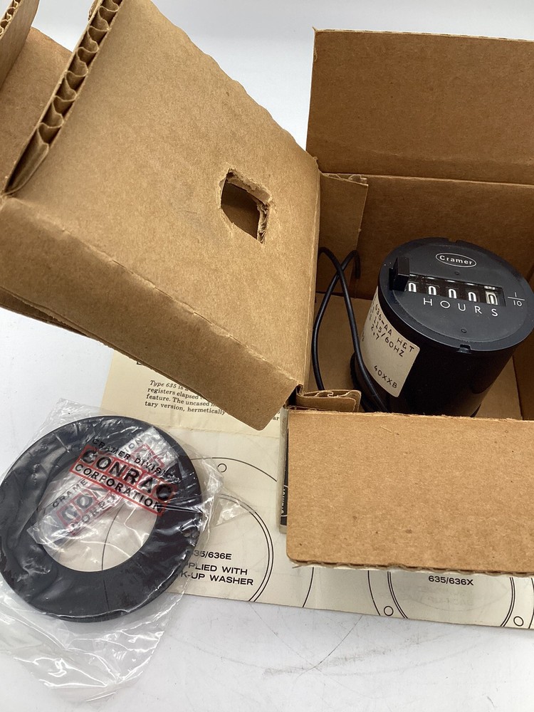Cramer Type 636E Part 10079 Elapse Time Indicator NOS