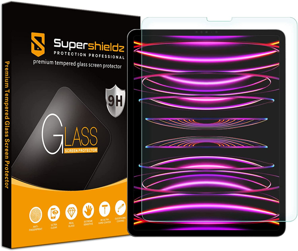 Ipad Pro 12.9", M2 6Th/5Th/4Th/3Rd Gen Tempered Glass Screen Protector