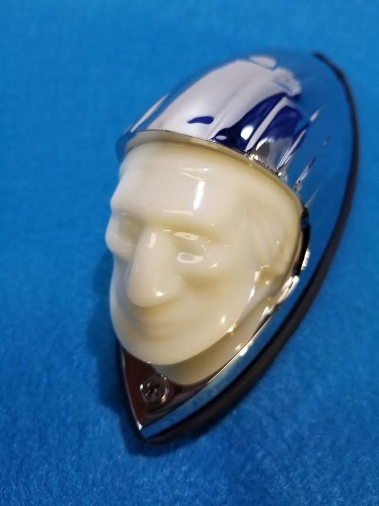 Indian Head Motorcycle Fender Light Face Illumination