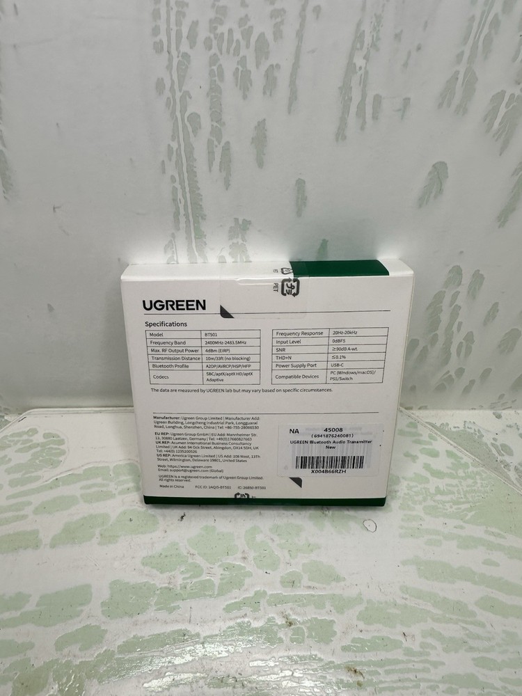 USB C Type-C Bluetooth 5.3 Transmitter aptX HD AD Audio Adapter for PC PS5 PS4