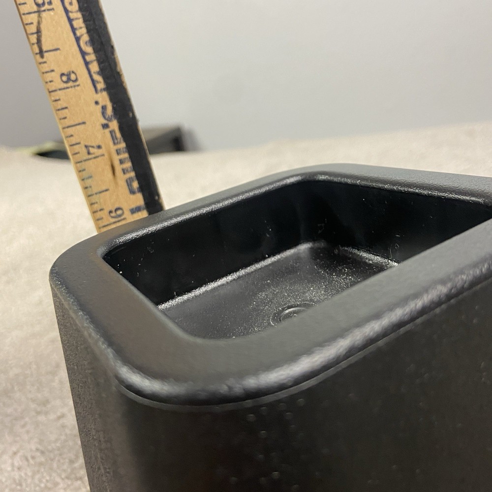 Bed Risers 4 Pack Black 5” Raise Your Bed to Create Storage Space