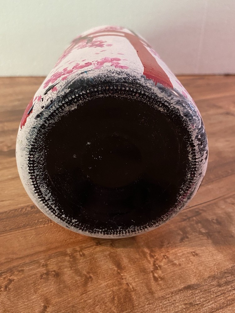 Handpainted Wine Bottle Labeled Misawa 15½"