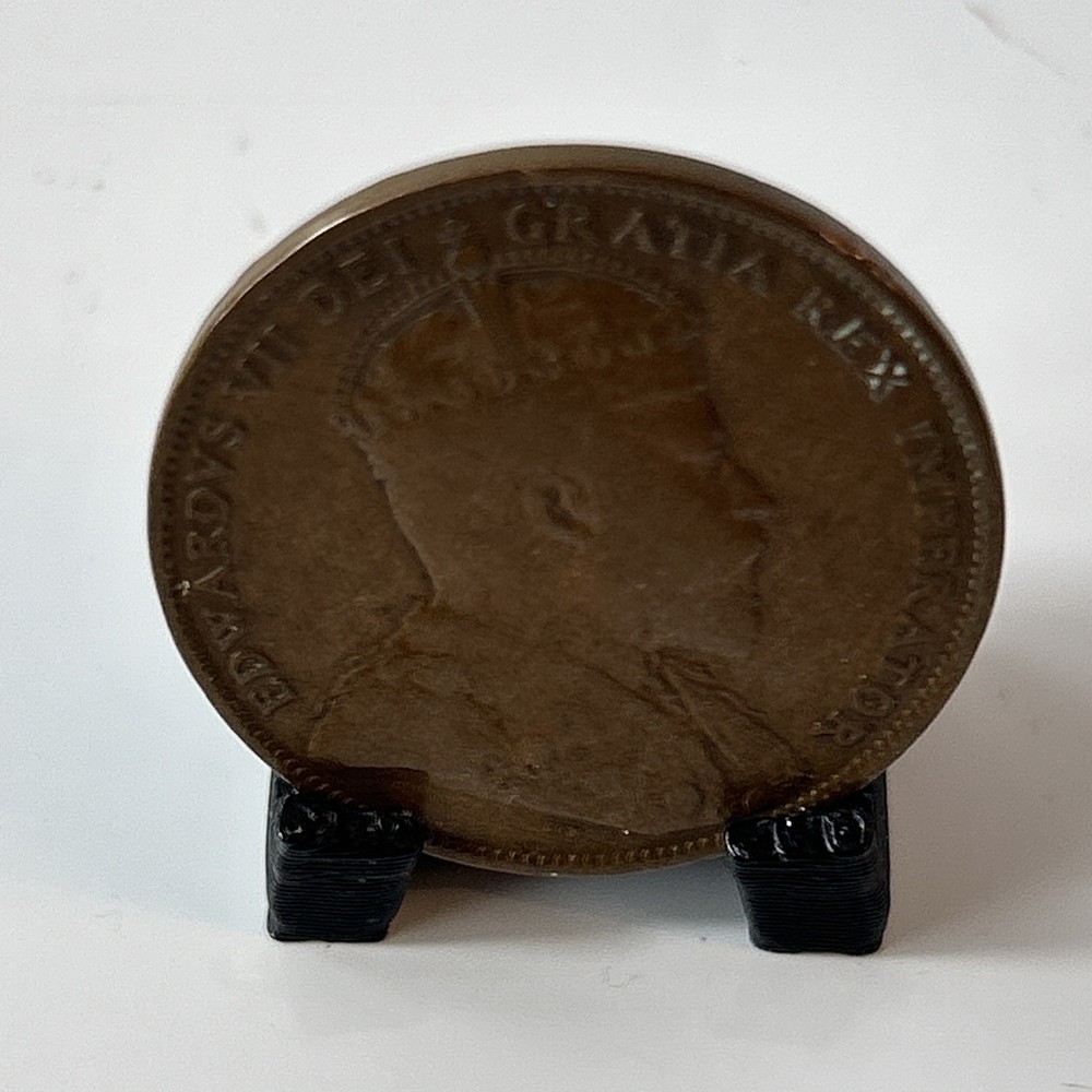 1907 Newfoundland Large Cent Bronze Low Mintage 200k