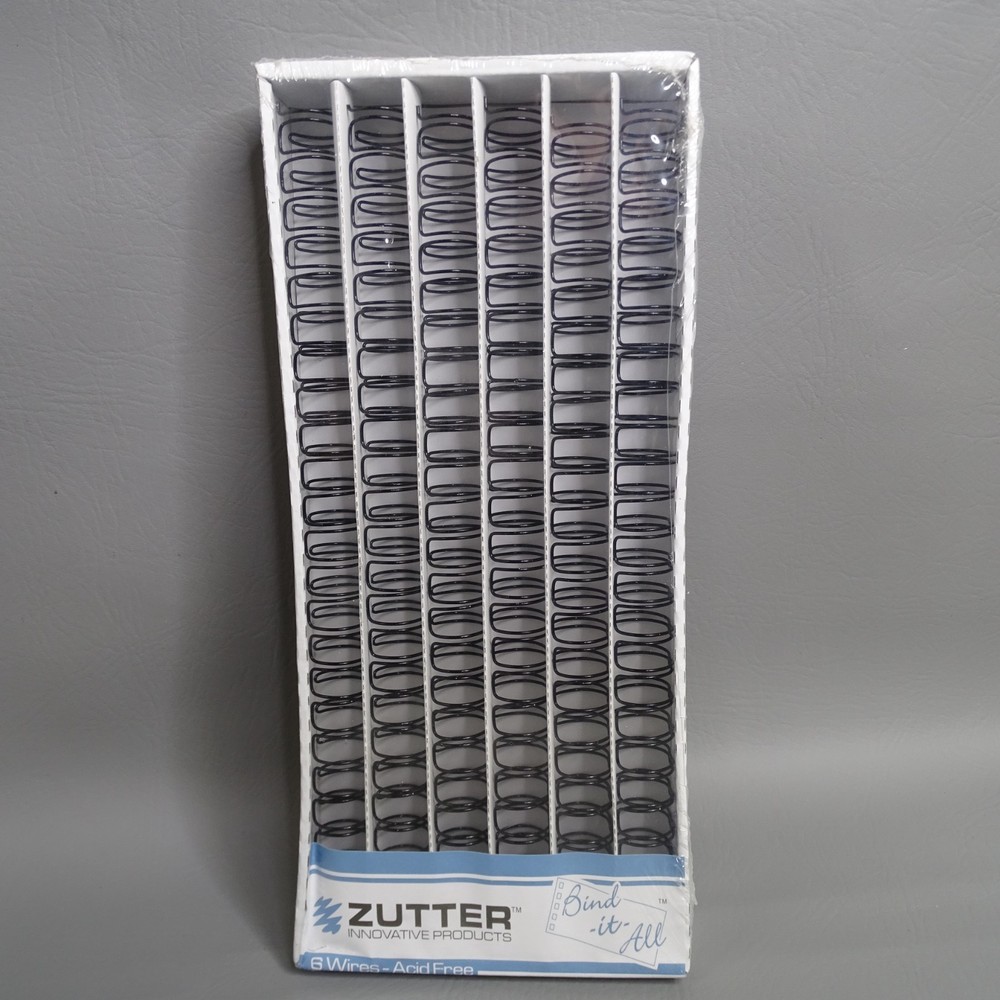Zutter Bind-it-All Binding Wire Combs Black Silver Red White 1/2" 3/4" 1"