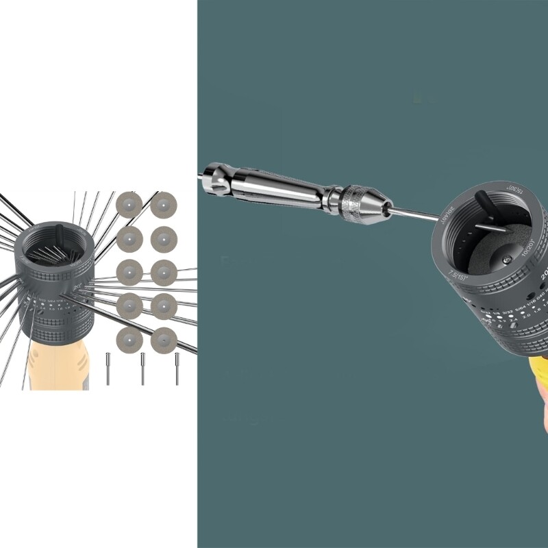 Professional Grinding Tool Set for Electrode Reshaping and Maintenance Tasks