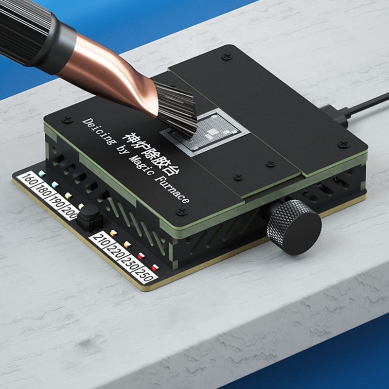 CPU Heating Platform For Mobile Phone IC CPU Heating Degumming Station